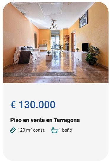Piso en venta en Tarragona